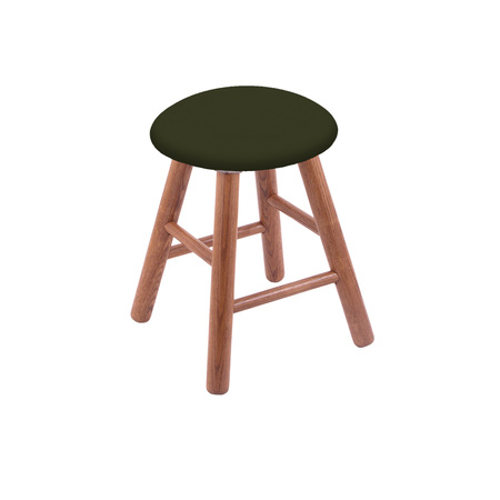 HOLLAND BAR STOOL CO Oak Vanity Stool, Medium Finish, Graph Coal Seat RC18OSMed010